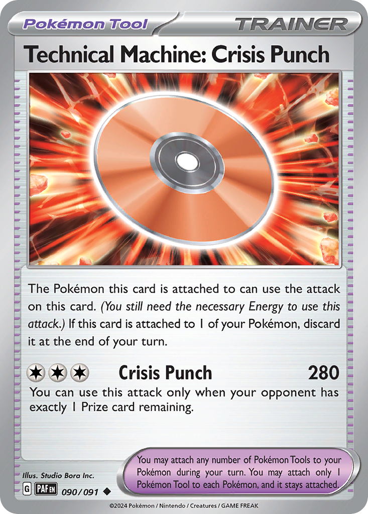 Technical Machine: Crisis Punch - 90/91 - Paldean Fates SV4PT5 - Uncommon