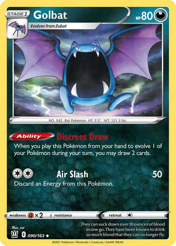 Golbat - 90/163 - Battle Styles SWSH5 - Uncommon