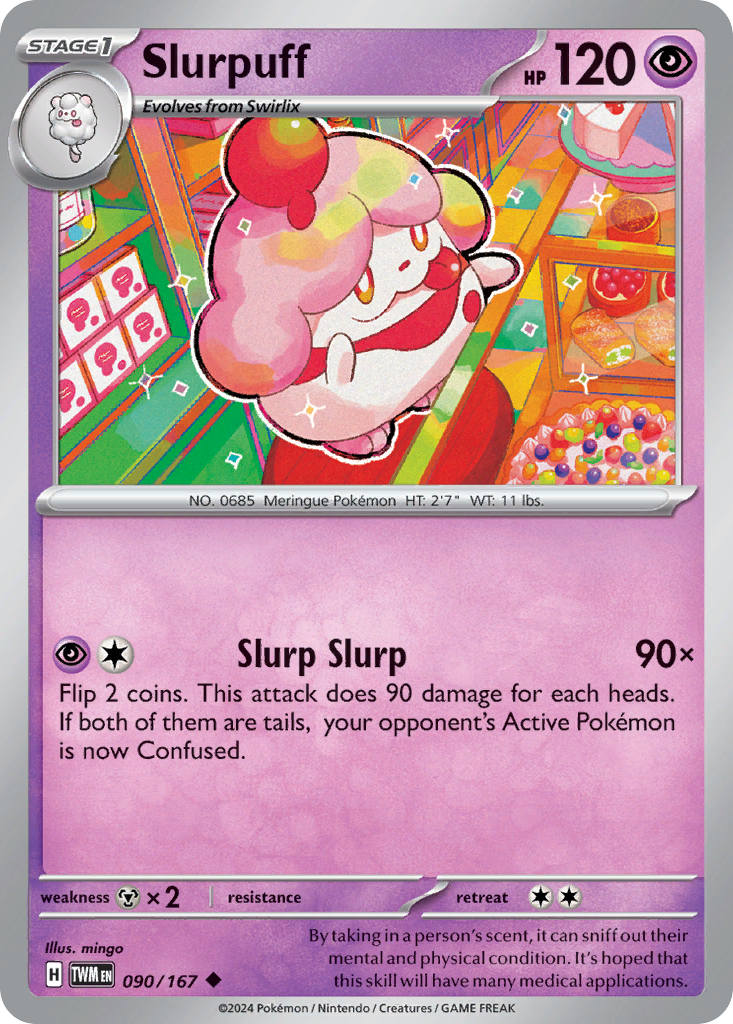 Slurpuff - 90/167 - Twilight Masquerade SV6 - Uncommon