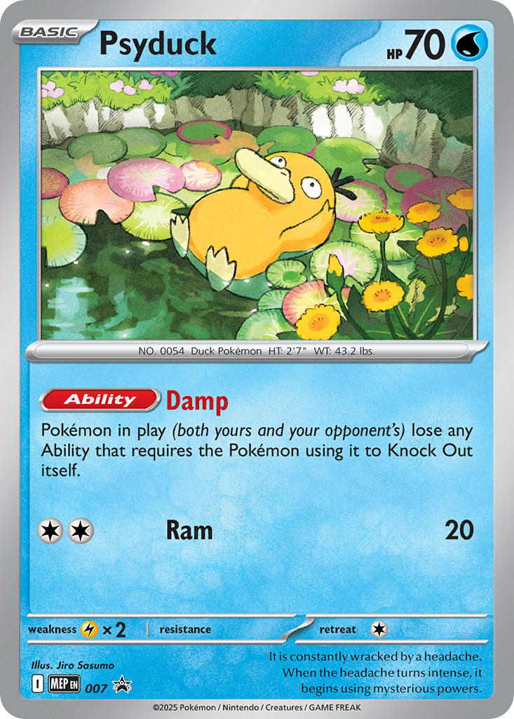 Psyduck Promo - 007 - Mega Evolutions Promos - Promo