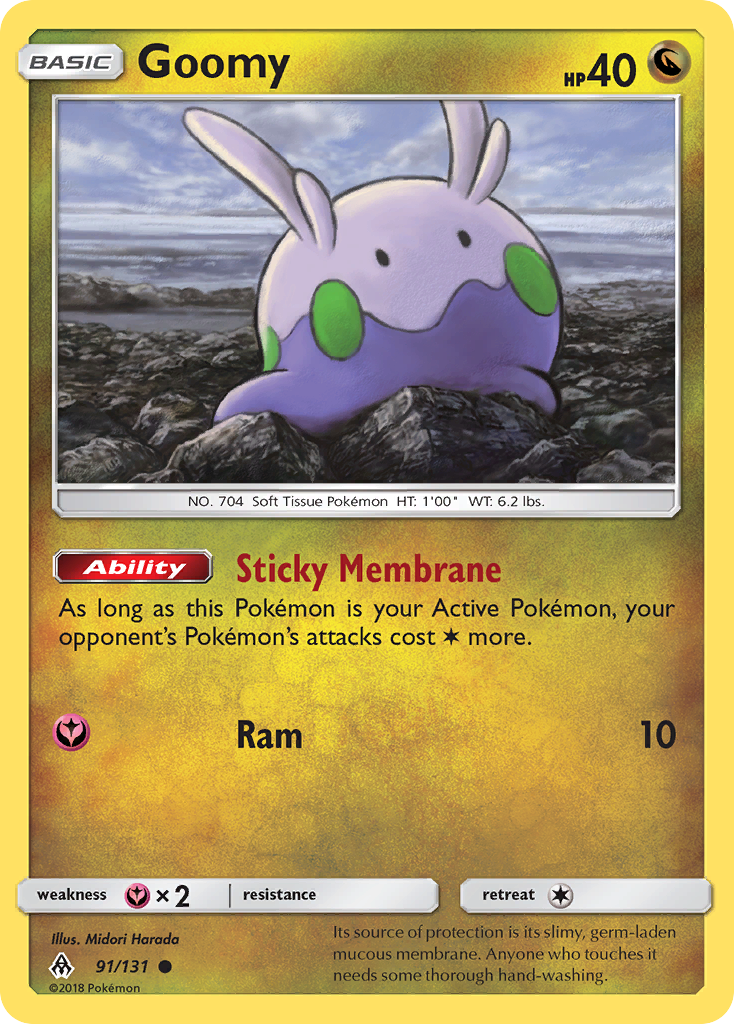 Goomy - 91/131 - Forbidden Light SM6 - Common