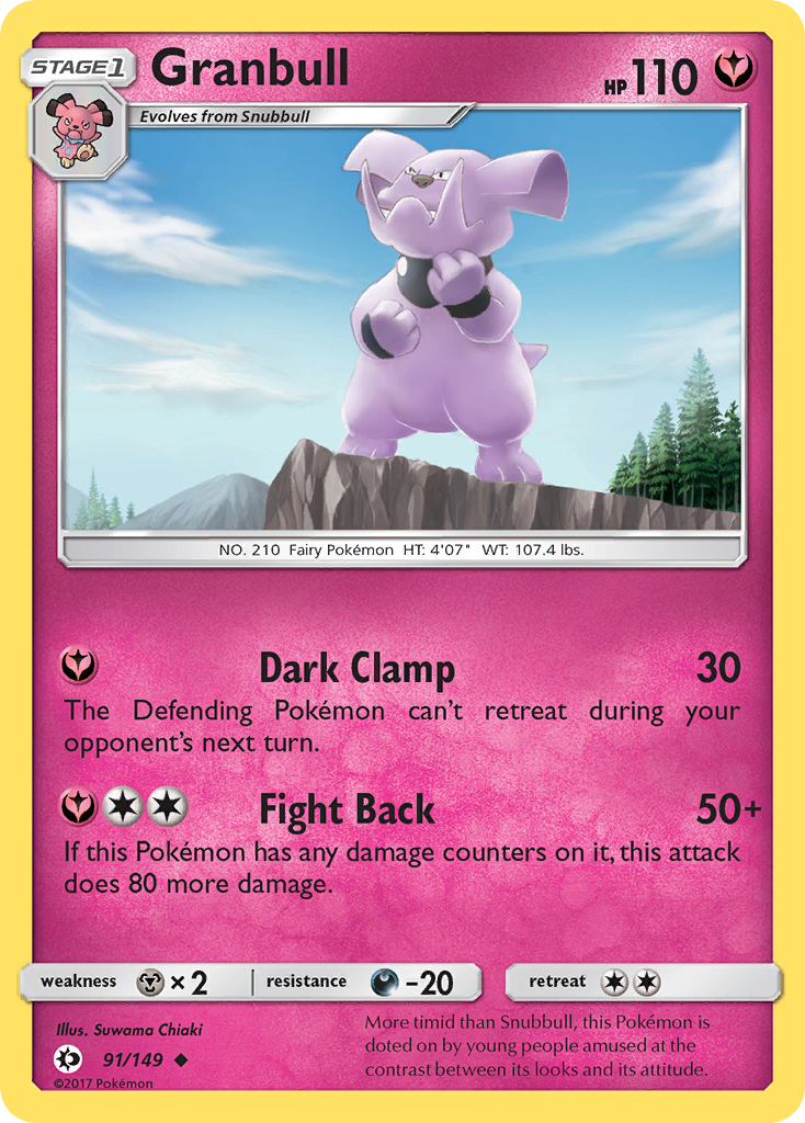 Granbull - 91/149 - Sun & Moon SM1 - Uncommon