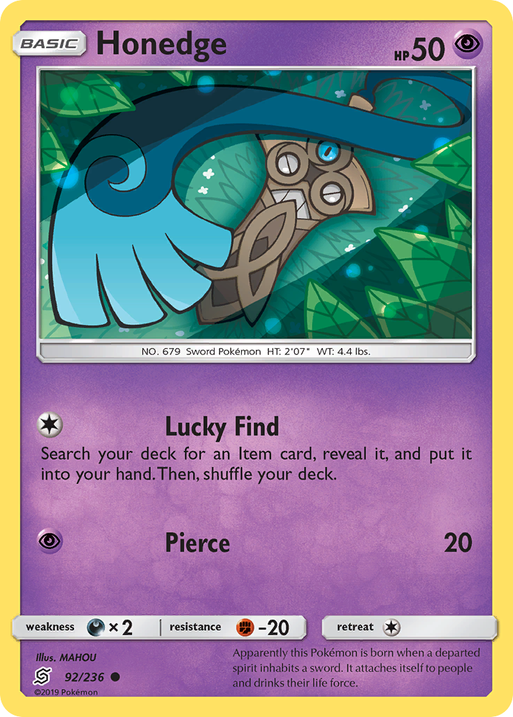 Honedge - 92/236 - Unified Minds SM11 - Common