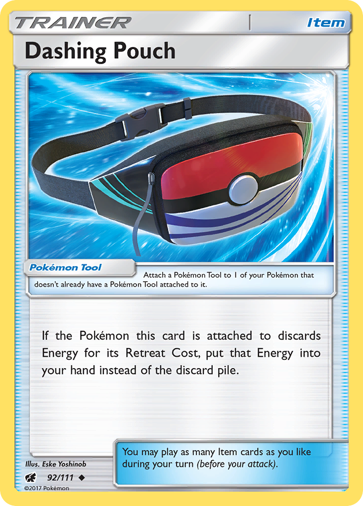 Dashing Pouch - 92/111 - Crimson Invasion SM4 - Uncommon