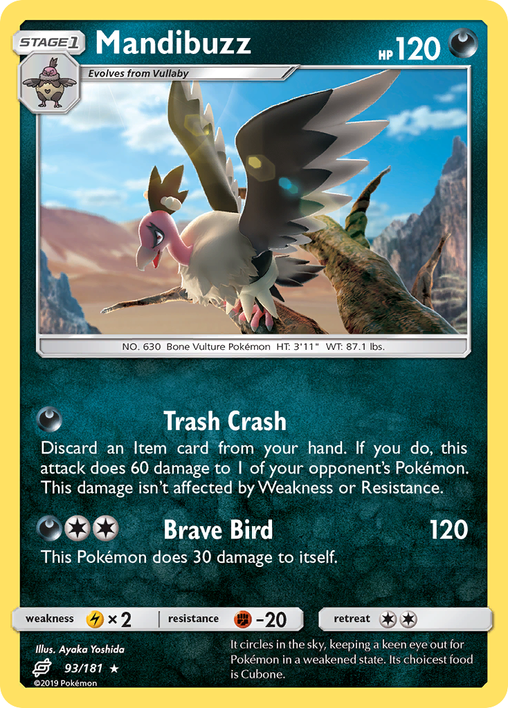 Mandibuzz - 93/181 - Team Up SM9 - Rare