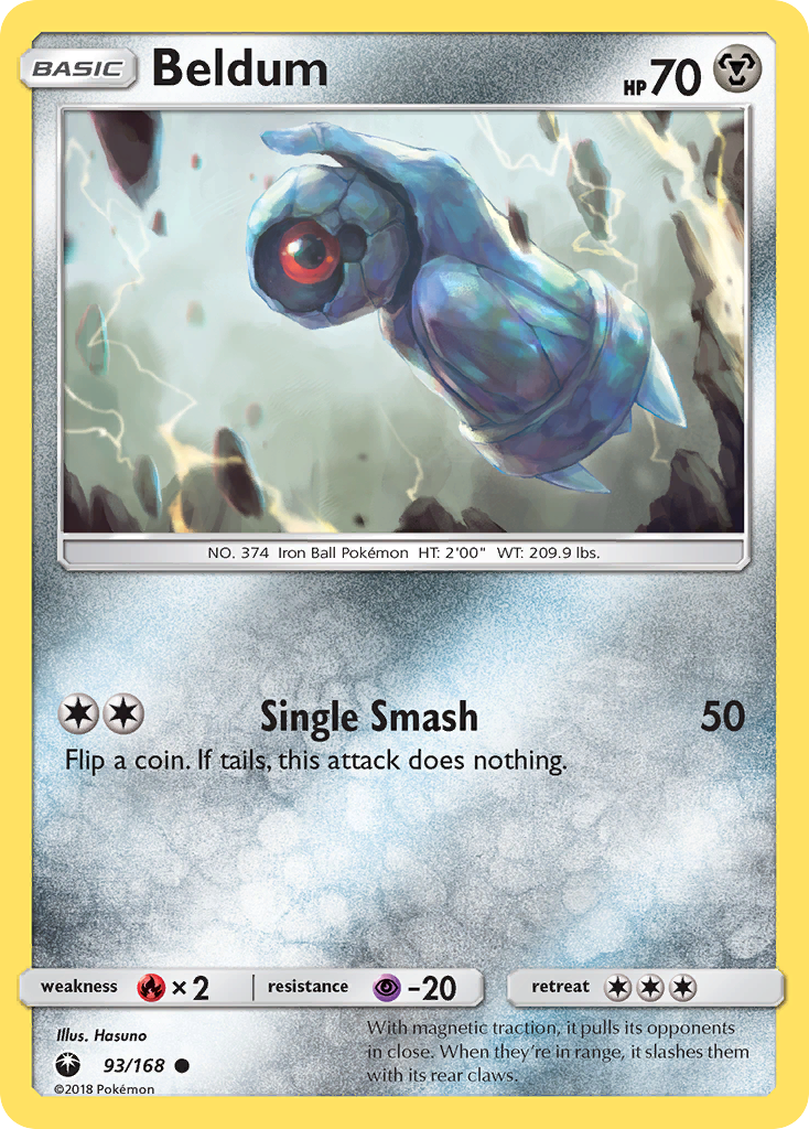 Beldum - 93/168 - Celestial Storm SM7 - Common