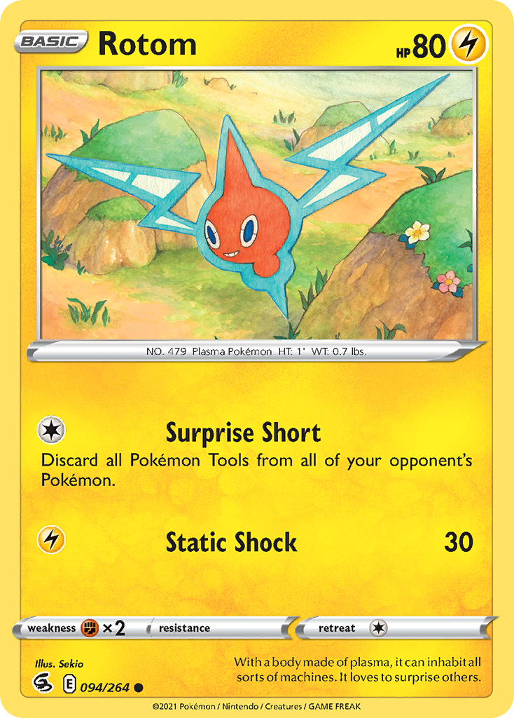 Rotom - 94/264 - Fusion Strike SWSH8 - Common