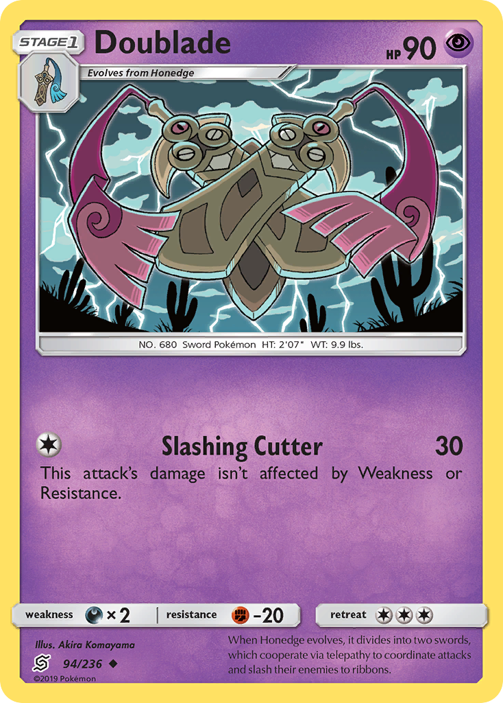 Doublade - 94/236 - Unified Minds SM11 - Uncommon