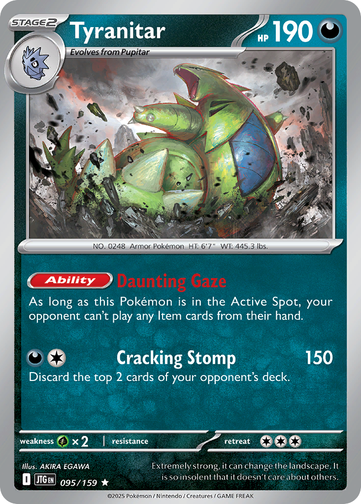 Tyranitar - 95/159 - Journey Together SV9 - Rare