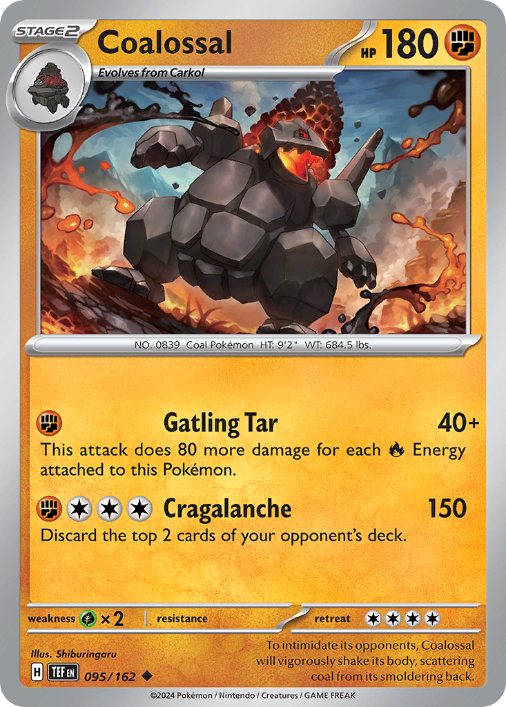 Coalossal - 95/162 - Temporal Forces SV5 - Uncommon