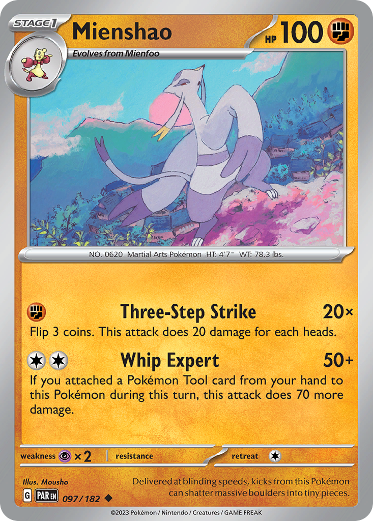 Mienshao - 97/182 - Paradox Rift SV4 - Uncommon