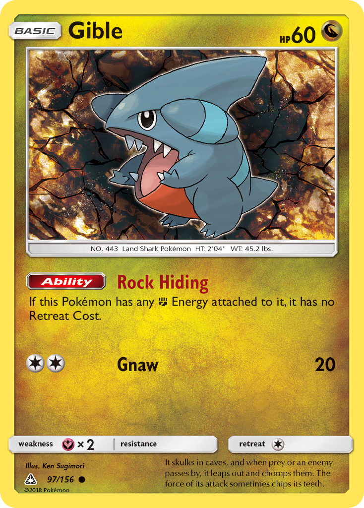 Gible - 97/156 - Ultra Prism SM5 - Common