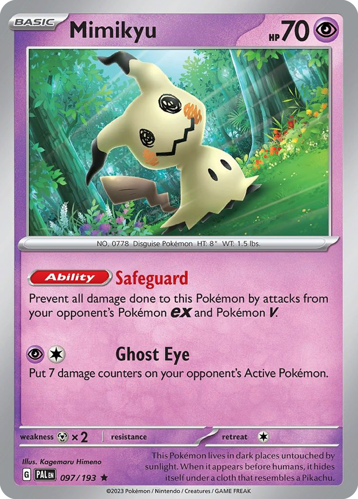 Mimikyu - 97/193 - Paldea Evolved SV2 - Rare