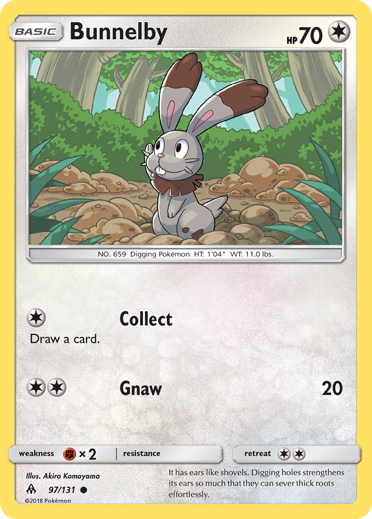 Bunnelby - 97/131 - Forbidden Light SM6 - Common