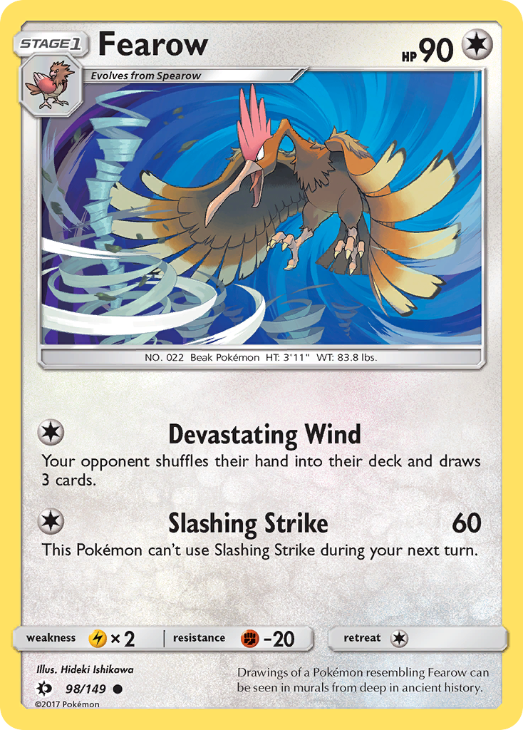 Fearow - 98/149 - Sun & Moon SM1 - Common