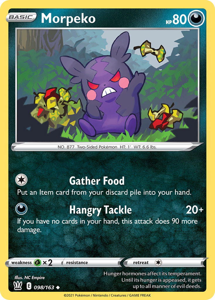 Morpeko - 98/163 - Battle Styles SWSH5 - Uncommon