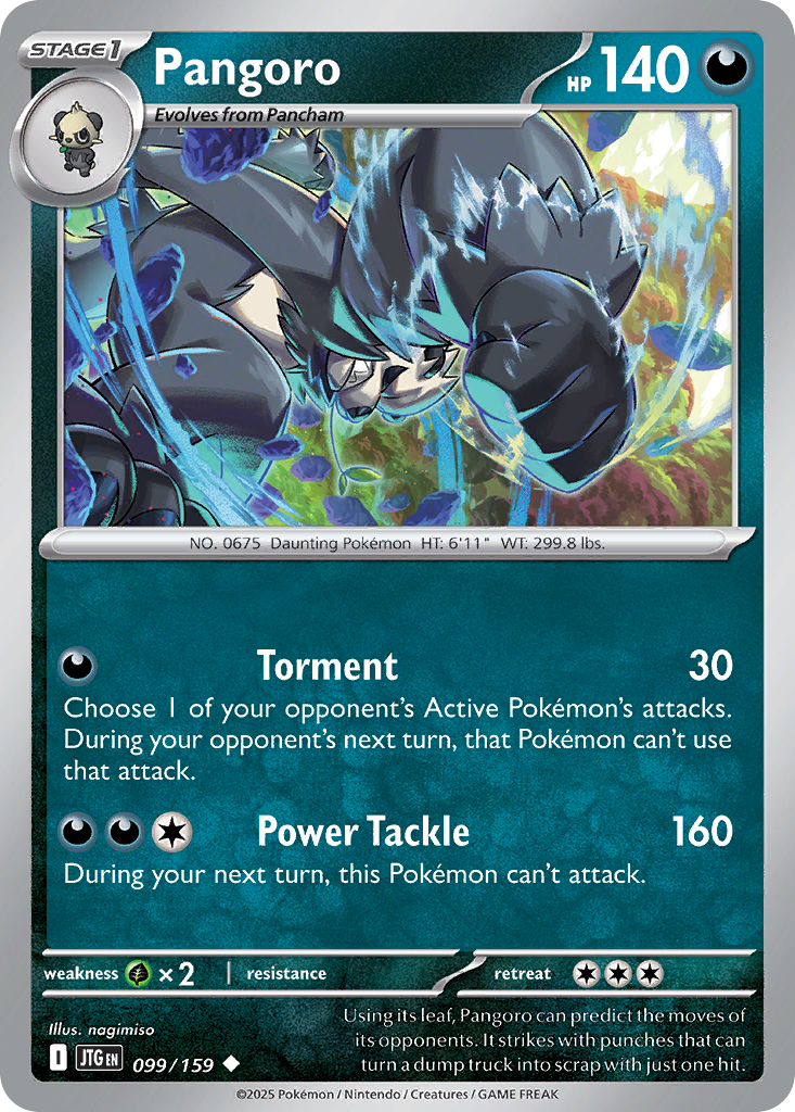 Pangoro - 99/159 - Journey Together SV9 - Uncommon