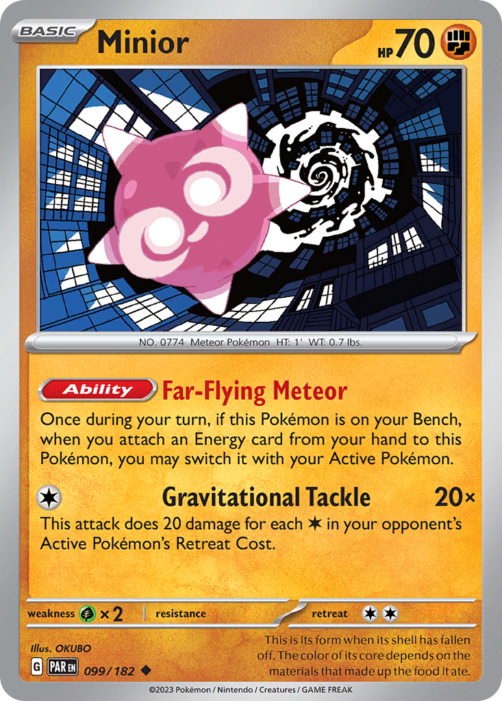 Minior - 99/182 - Paradox Rift SV4 - Uncommon