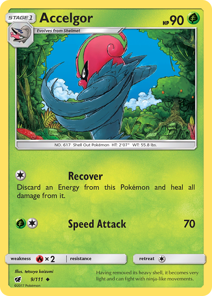 Accelgor - 9/111 - Crimson Invasion SM4 - Uncommon