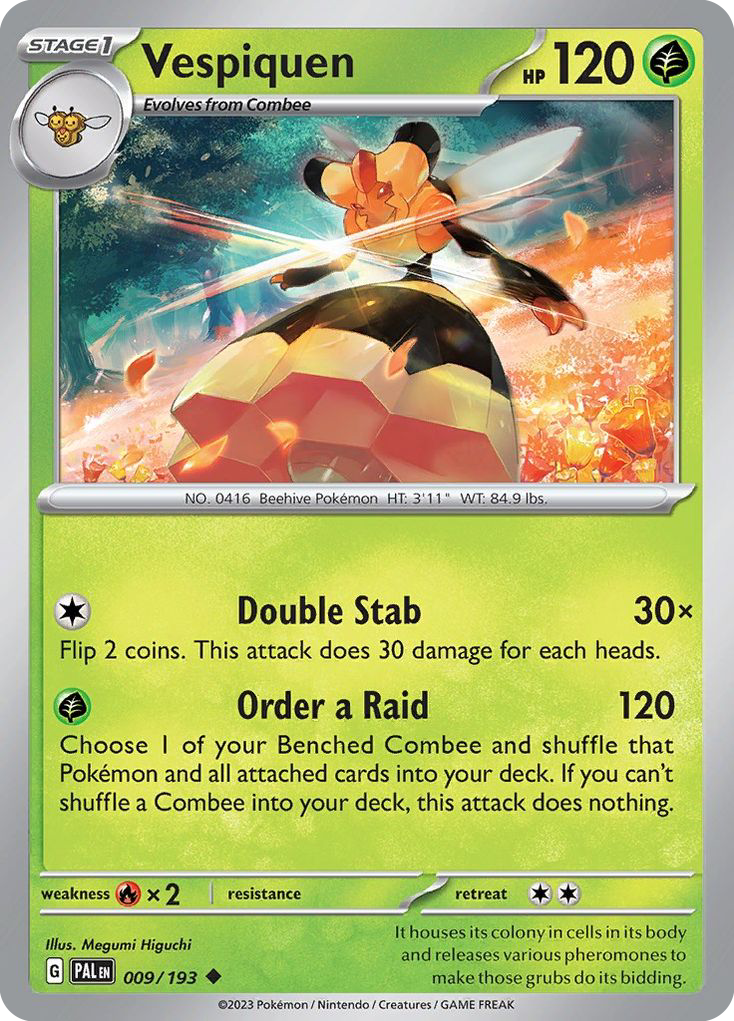 Vespiquen - 9/193 - Paldea Evolved SV2 - Uncommon