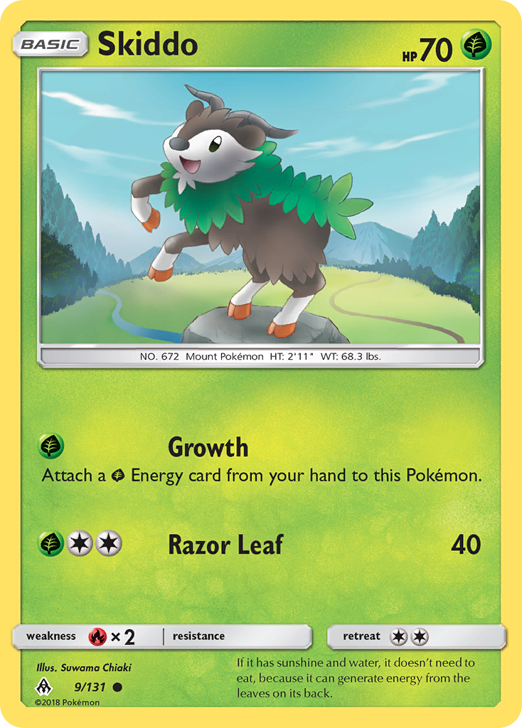 Skiddo - 9/131 - Forbidden Light SM6 - Common