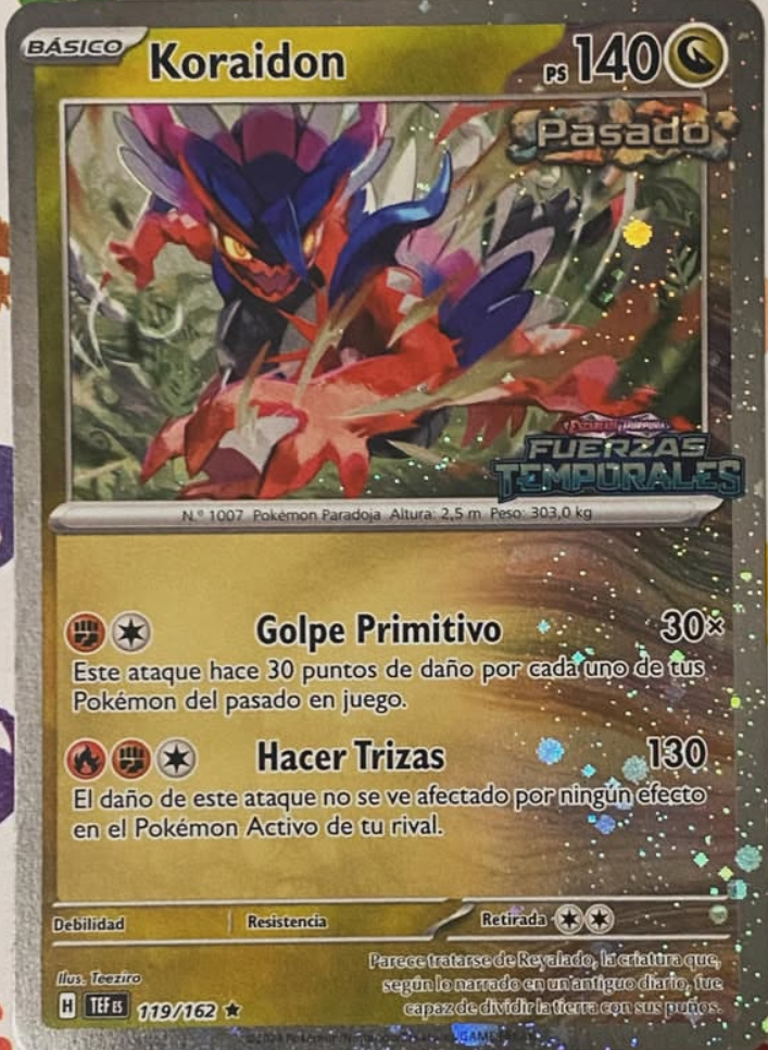 Koraidon - 119/162 - ESPAÑOL STAMPED Scarlet & Violet Promos SVP - Promo
