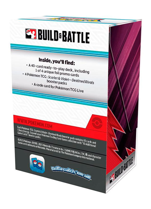Pokémon TCG: Build & Battle Box Destined Rivals INGLES (Scarlet & Violet)