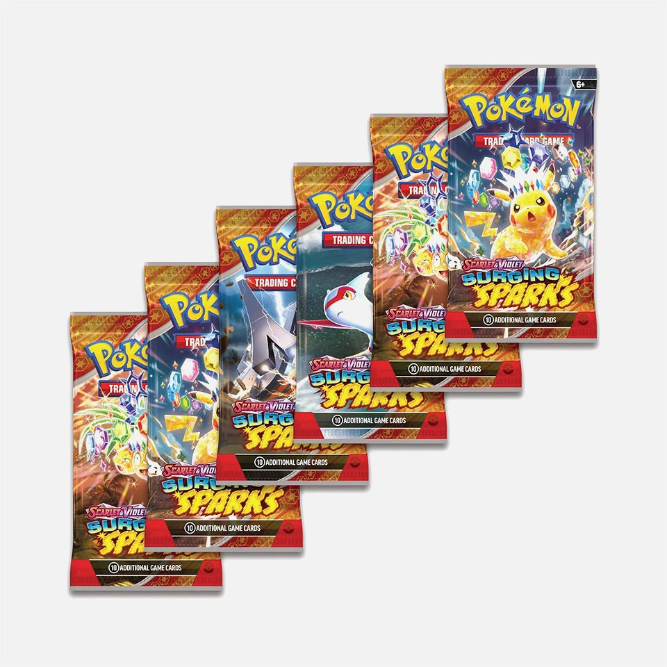 Pokemon TCG: Surging Sparks - Booster Bundle ESPAÑOL (Scarlet & Violet)