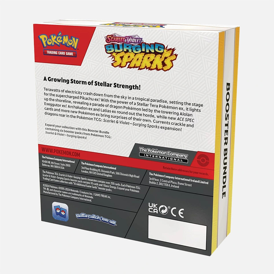 Pokemon TCG: Surging Sparks - Booster Bundle ESPAÑOL (Scarlet & Violet)