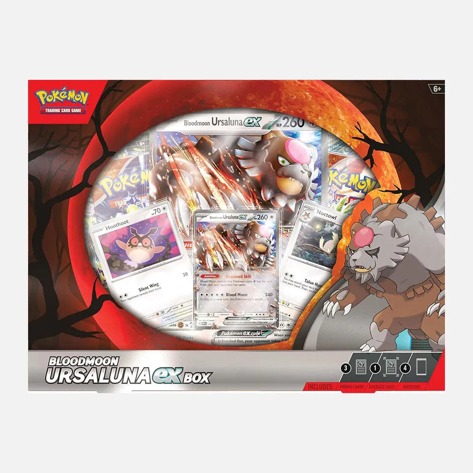 Pokemon TCG: Bloodmoon Ursaluna EX Box INGLES (Scarlet & Violet)