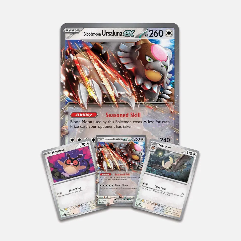 Pokemon TCG: Bloodmoon Ursaluna EX Box INGLES (Scarlet & Violet)