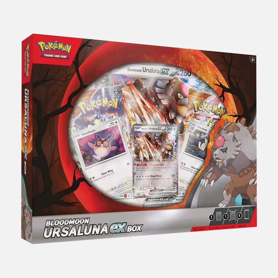 Pokemon TCG: Bloodmoon Ursaluna EX Box INGLES (Scarlet & Violet)