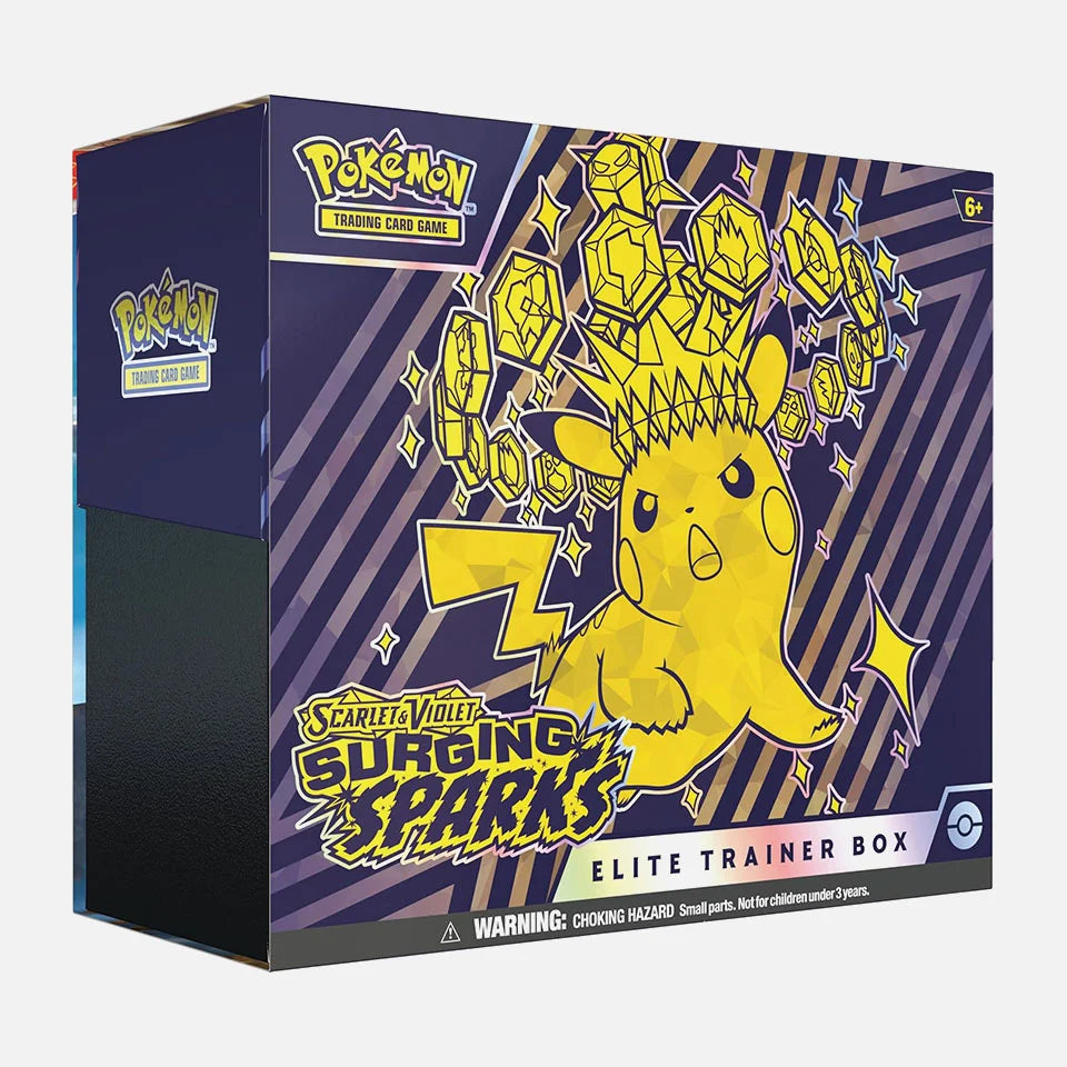 Pokemon TCG: Surging Sparks - Elite Trainer Box ESPAÑOL (Scarlet & Violet)