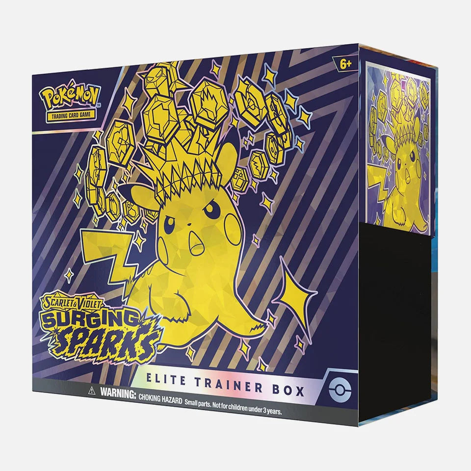 Pokemon TCG: Surging Sparks - Elite Trainer Box ESPAÑOL (Scarlet & Violet)