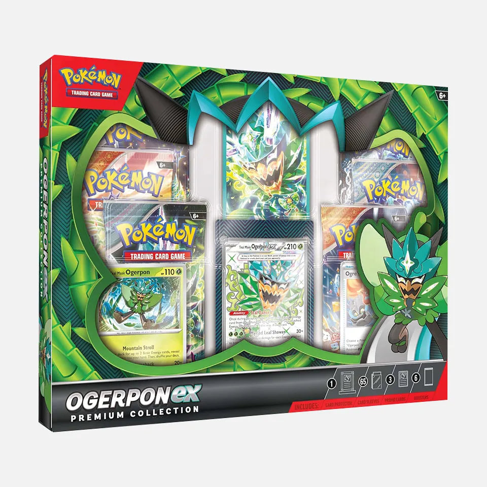 Pokemon TCG: Ogerpon ex Premium Collection INGLES (Scarlet & Violet)