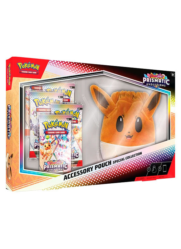 Pokémon TCG – Eevee Accesory Pouch Prismatic Evolutions INGLES (Scarlet & Violet)