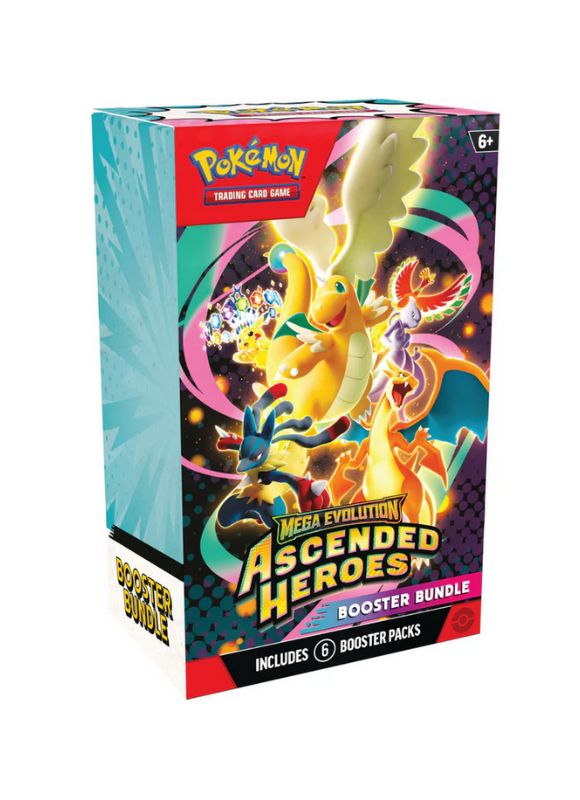 (RESERVA 24/04/2026) Pokémon TCG - Ascended Heroes - Booster Bundle INGLES (Mega Evolution)