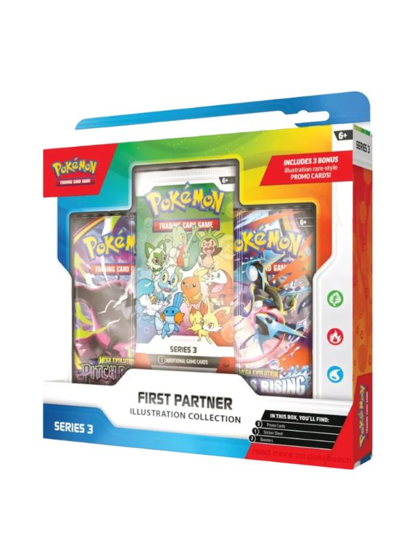 Pokemon TCG - Series 3 First Partner Illustration Collection 30 Anniversary (ESPAÑOL)