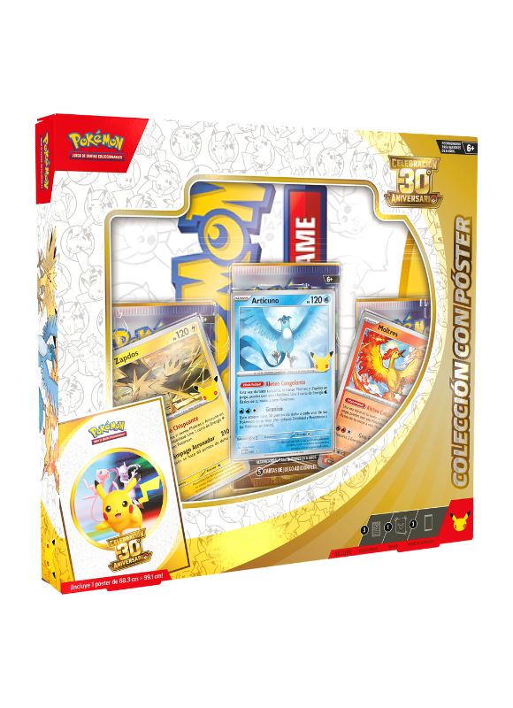 (Reserva 16/09) Pokemon TCG: 30th Celebration Poster Collection INGLES (Mega Evolutions)