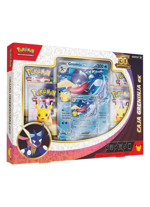 (Reserva 16/09) Pokemon TCG: 30th Celebration - Graninja ex Box ESPAÑOL (Mega Evolutions)