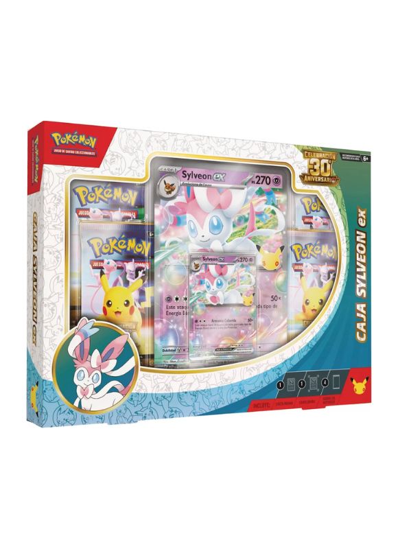 (Reserva 16/09) Pokemon TCG: 30th Celebration - Sylveon ex Box ESPAÑOL (Mega Evolutions)