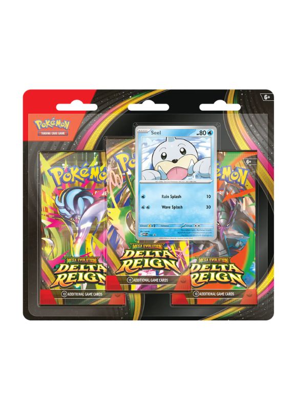(Preventa 06/11) Pokemon TCG: Delta Reign 3 Pack Blister INGLES (Mega Evolutions)
