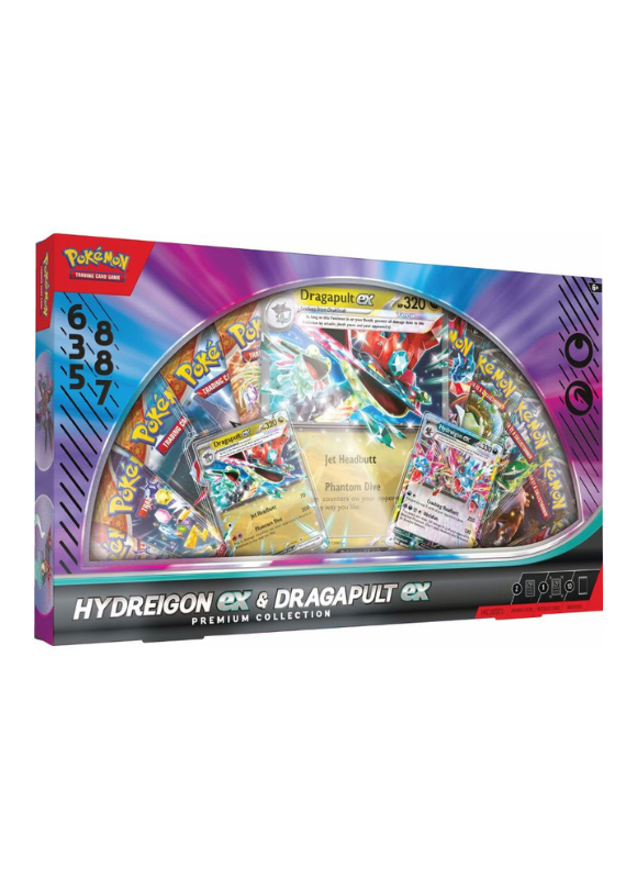 Pokémon TCG: Dragapult EX & Hydreigon EX Premium Collection INGLES (Mega Evolutions)