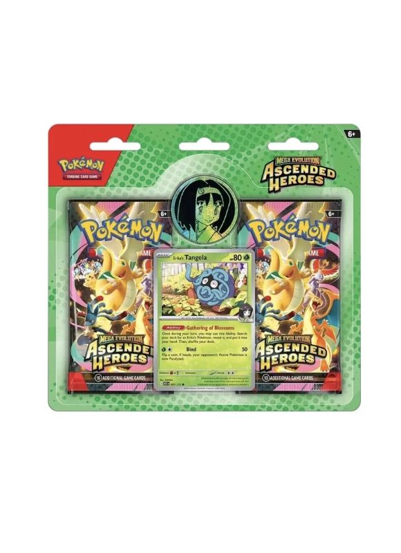 Pokemon TCG: Ascended Heroes - 2 Pack Collection INGLES (Mega Evolutions)