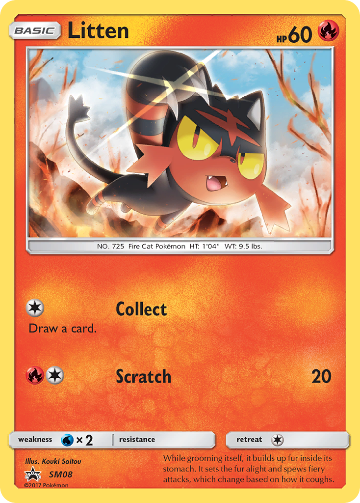 Litten - SM08/248 - SM Black Star Promos SMP - Promo