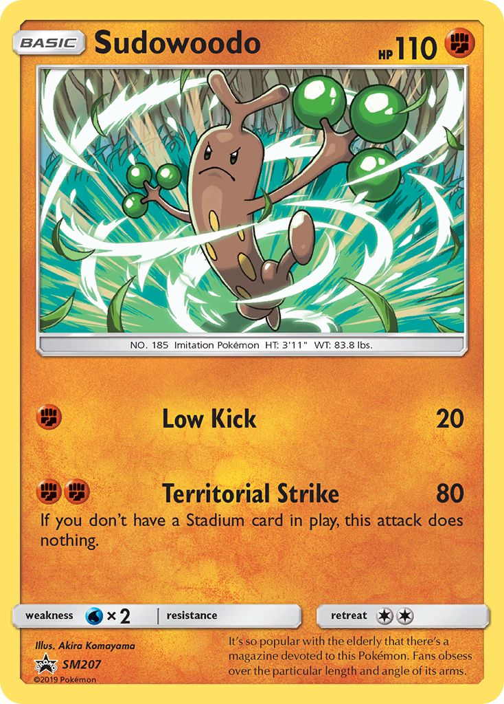 Sudowoodo - SM207/248 - SM Black Star Promos SMP - Promo