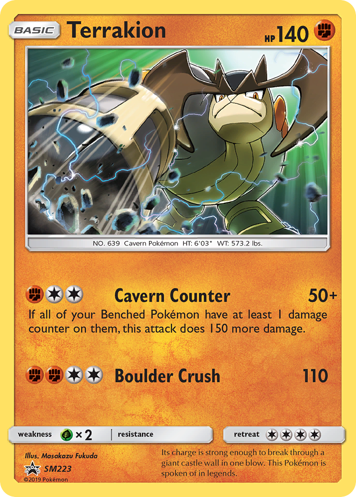 Terrakion - SM223/248 - SM Black Star Promos SMP - Promo