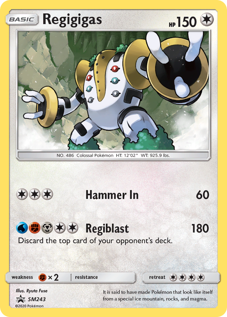 Regigigas - SM243/248 - SM Black Star Promos SMP - Promo