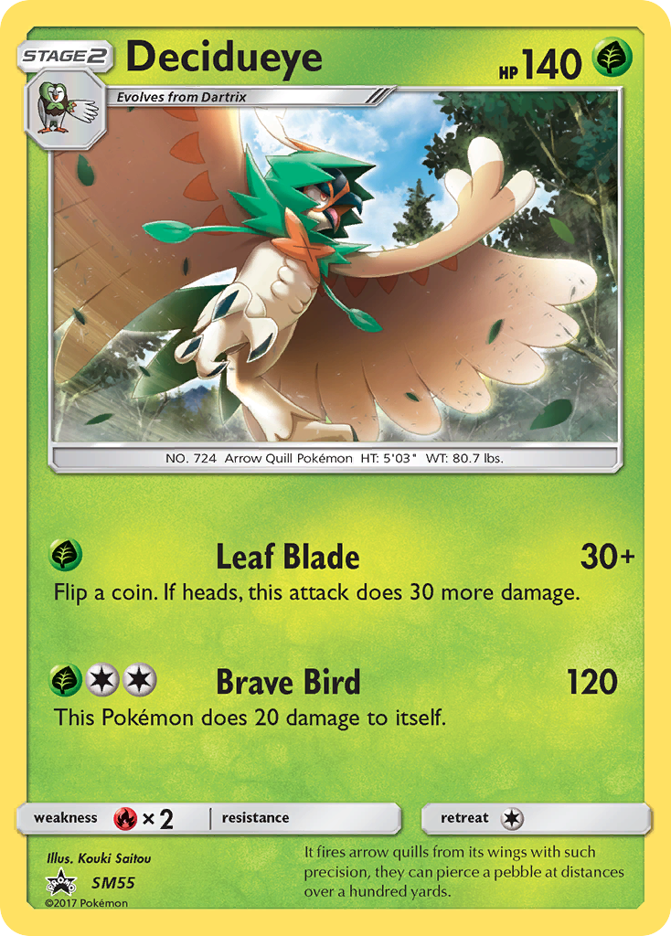 Decidueye - SM55/248 - SM Black Star Promos SMP - Promo