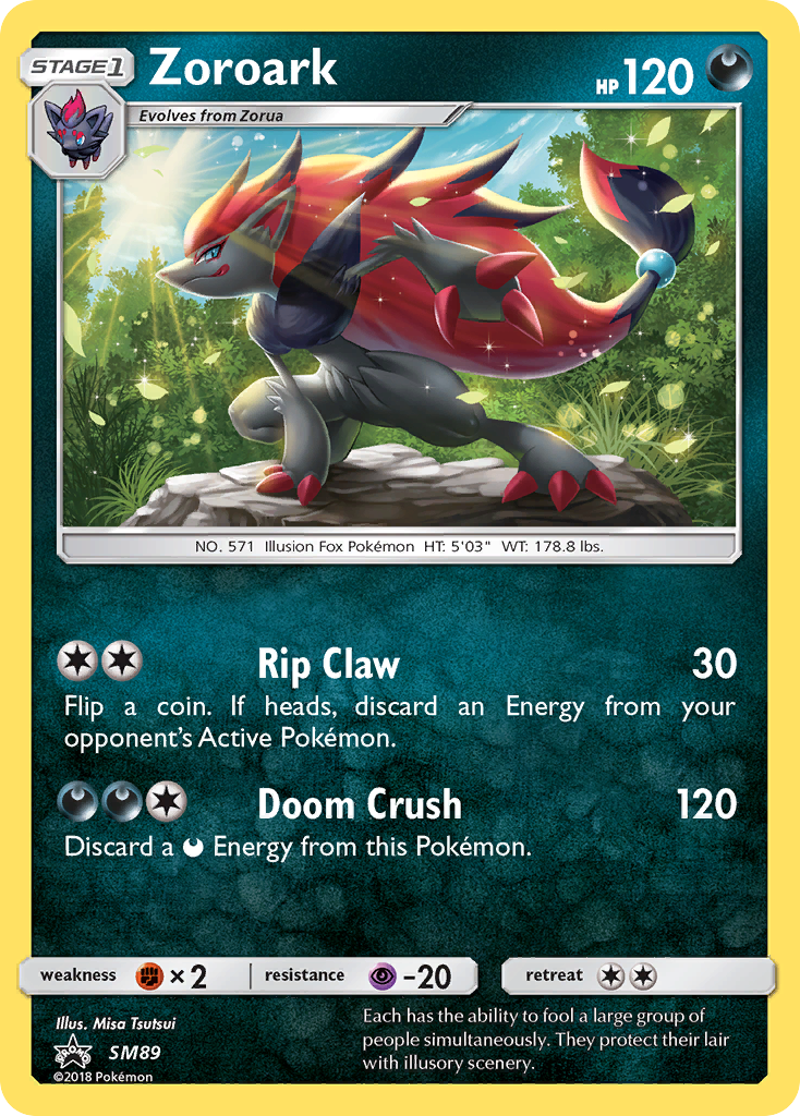 Zoroark - SM89/248 - SM Black Star Promos SMP - Promo